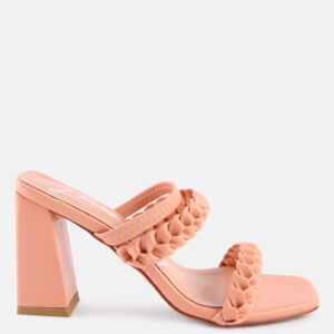 Arnie Braided Straps Block Heeled Sandals
