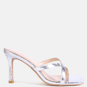 Muriel Cross Strap Slip On Sandals